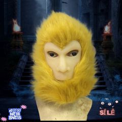 Mặt Nạ Tôn Ngộ Không Khỉ Lông - Phiên Bản Cao Cấp Cho Fan Cosplay Dân Gian và Hoạt Hình Huyền Thoại