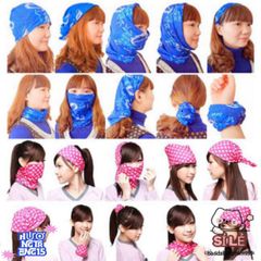Khăn Đa Năng Thể Thao Co Giãn - Khăn Che Nắng, Quàng Cổ, Turban, Dã Ngoại - Giao Hàng Ngẫu Nhiên, Phong Cách Năng Động