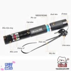 Đèn Pin Laser 303 Siêu Sáng Màu Xanh, Đỏ - Công Nghệ Laser Mạnh Mẽ Cho Du Lịch, Thám Hiểm, Cứu Hộ, Chỉ Dẫn Từ Xa