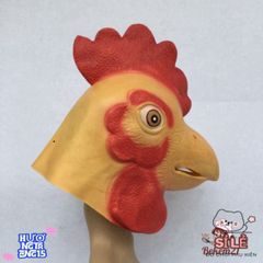 Mặt Nạ Cosplay Gà Con & Gà Trống – Phụ Kiện Hóa Trang Độc Đáo Cho Halloween, Trung Thu, Lễ Hội Thú Vị