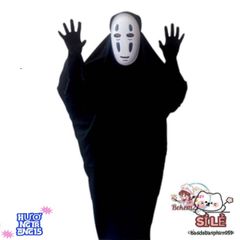 Bộ Hóa Trang Vô Diện - Trang Phục Cosplay Bí Ẩn Cho Halloween - Áo Choàng, Mặt Nạ & Găng Tay Độc Đáo