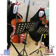 Bộ trang phục cosplay Vô Diện (Kaonashi) - Áo choàng đen, mặt nạ đặc trưng, găng tay cho lễ hội Halloween và cosplay anime