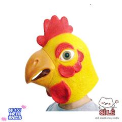 Mặt Nạ Halloween Hình Gà Vàng 3D - Phụ Kiện Hóa Trang Độc Đáo Cho Tiệc Tùng và Sự Kiện Thú Vị