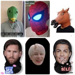 Mặt Nạ Silicon Hình Ếch Vui Nhộn - Thú Vị Khám Phá Hóa Trang Cho Trẻ Em và Người Lớn, Thích Hợp Cho Halloween và Các Bữa Tiệc