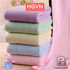 Khăn Tắm Siêu Lớn Nhập Khẩu Nhật Bản 140 x 70 cm - Mềm Mại, Thấm Hút Nhanh, An Toàn Cho Da Nhạy Cảm, Phù Hợp Gia Đình