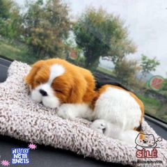Bộ Trang Trí Chó Mèo Than Hoạt Tính - Giải Pháp Khử Mùi Xe Ô Tô & Nội Thất, Thiết Kế Đáng Yêu 28x20cm
