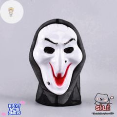 Mặt Nạ Halloween Thần Chết Huyền Bí Màu Trắng - Phụ Kiện Cosplay Độc Đáo Cho Bữa Tiệc Hóa Trang