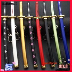 Móc Khóa Kiếm Katana Zoro One Piece - Phụ Kiện Anime Titan Không Gỉ 16cm, Quà Tặng Độc Đáo Cho Fan Văn Hóa Nhật Bản
