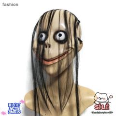 Mặt Nạ Halloween Kinh Dị Tóc Dài Mo Mo - Trang Phục Hóa Trang Độc Đáo Cho Tiệc Hóa Trang và Lễ Hội
