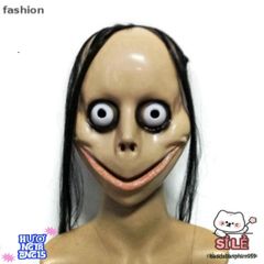 Mặt Nạ Halloween Kinh Dị Tóc Dài Mo Mo - Trang Phục Hóa Trang Độc Đáo Cho Tiệc Hóa Trang và Lễ Hội