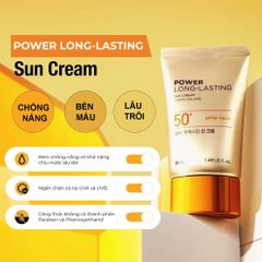 Kem Chống Nắng The Face Shop Power Long Lasting SPF50+ - Bảo Vệ Da, Dưỡng Ẩm, Chống Nước, Phù Hợp Với Mọi Loại Da 601565