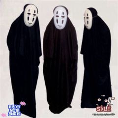 Bộ Trang Phục Cosplay Vô Diện Halloween - Bộ Quần Áo, Găng Tay & Mặt Nạ Hóa Trang Thú Vị, Độc Đáo cho Các Dịp Tiệc Hóa Trang