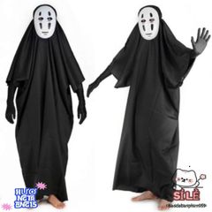 Bộ Trang Phục Cosplay Vô Diện Halloween - Bộ Quần Áo, Găng Tay & Mặt Nạ Hóa Trang Thú Vị, Độc Đáo cho Các Dịp Tiệc Hóa Trang