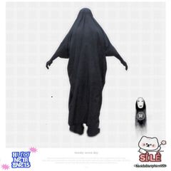 Áo Choàng Đen và Mặt Nạ Vô Diện VBJ80 - Bộ Hóa Trang Halloween Dành Cho Trẻ Em và Người Lớn - Chất Liệu Cao Cấp, Thoải Mái