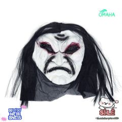 Mặt Nạ Ma Kinh Dị Zombie Màu Đen - Phụ Kiện Thời Trang Halloween Độc Đáo, Thể Hiện Sự Huyền Bí và Kinh Dị