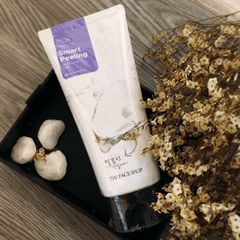 Tẩy Da Chết The Face Shop Ngọc Trai Smart Peeling 120ml - Làm Sáng Da Hiệu Quả, Tẩy Tế Bào Chết Dạng Kem Chính Hãng Hàn Quốc