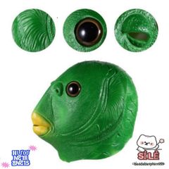 Mặt Nạ Cá Xanh Ngộ Nghĩnh - Phụ Kiện Cosplay Hài Hước Cho Halloween, Tiệc Tùng, Sự Kiện Độc Đáo Giúp Bạn Tỏa Sáng!