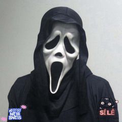 Mặt nạ Ghostface Halloween - Đồ trang trí tiệc ma quái, tạo không khí rùng rợn và hài hước, chất liệu an toàn, phù hợp cho mọi dịp hóa trang