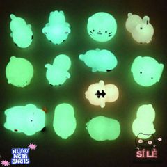 Đồ Chơi Squishy Dạ Quang Hình Động Vật Thú Cưng - Giải Tỏa Căng Thẳng, Trang Trí Không Gian Sống, Món Quà Dễ Thương
