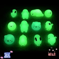 Đồ Chơi Squishy Dạ Quang Hình Động Vật Thú Cưng - Giải Tỏa Căng Thẳng, Trang Trí Không Gian Sống, Món Quà Dễ Thương