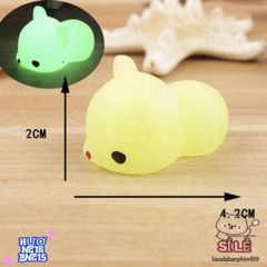 Đồ Chơi Squishy Dạ Quang Hình Động Vật Thú Cưng - Giải Tỏa Căng Thẳng, Trang Trí Không Gian Sống, Món Quà Dễ Thương