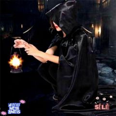 Áo Choàng Halloween Phù Thủy Grim Reaper - Đen, Tím, Đỏ, Sợi Polyester Cao Cấp, Dành Cho Người Lớn & Trẻ Nhỏ