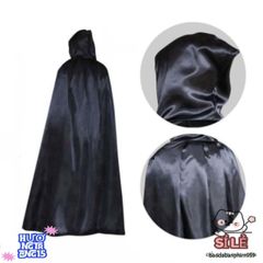 Áo Choàng Halloween Phù Thủy Grim Reaper - Đen, Tím, Đỏ, Sợi Polyester Cao Cấp, Dành Cho Người Lớn & Trẻ Nhỏ
