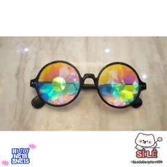 Gọng Kính Mát Trong Suốt Màu Hồng Đen - Phụ Kiện Thời Trang Sang Chảnh Dành Cho Tiệc Tùng & Sự Kiện Ngoài Trời