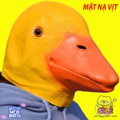 Mặt Nạ Con Vịt Donald - Phụ Kiện Hóa Trang Vui Nhộn Cho Halloween và Quay Video TikTok, Chất Liệu Latex An Toàn