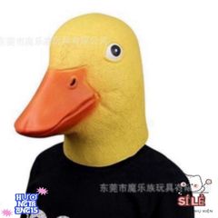 Mặt Nạ Con Vịt Donald - Phụ Kiện Hóa Trang Vui Nhộn Cho Halloween và Quay Video TikTok, Chất Liệu Latex An Toàn