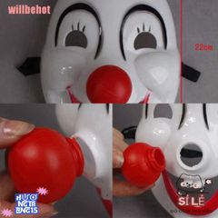 Mặt Nạ Hề Eshylala PVC - Phụ Kiện Tiệc Tùng Độc Đáo Cho Lễ Hội, Halloween và Biểu Diễn Nghệ Thuật