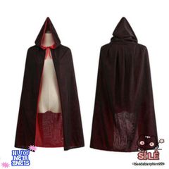 Áo choàng Halloween Đen Đỏ Phù Thủy Hai Mặt - Thời Trang Hóa Trang Cho Người Lớn, Giúp Bạn Nổi Bật Trong Mùa Lễ Hội