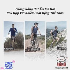 Khăn Ống Đa Năng Chống Nắng UV - Vải Silk Thoáng Khí, Hút Ẩm, An Toàn Khi Vận Động Ngoài Trời, Dành Cho Các Chuyến Phượt