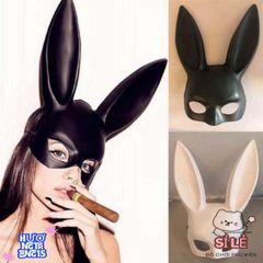Mặt Nạ Hóa Trang Tai Thỏ Bunny Dễ Thương - Phụ Kiện Halloween và Sinh Nhật Độc Đáo Cho Tiệc Cosplay, Chụp Ảnh