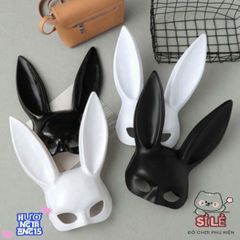 Mặt Nạ Hóa Trang Tai Thỏ Bunny Dễ Thương - Phụ Kiện Halloween và Sinh Nhật Độc Đáo Cho Tiệc Cosplay, Chụp Ảnh