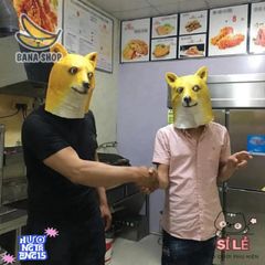 Mặt Nạ Hóa Trang Halloween Độc Đáo - Đầu Trâu, Ngựa, Khỉ, Chó Silicon Cao Su - Dùng Cho Tiệc, Sự Kiện Nghệ Thuật, Hoạt Động Ngoài Trời