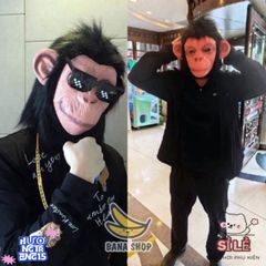 Mặt Nạ Hóa Trang Halloween Độc Đáo - Đầu Trâu, Ngựa, Khỉ, Chó Silicon Cao Su - Dùng Cho Tiệc, Sự Kiện Nghệ Thuật, Hoạt Động Ngoài Trời