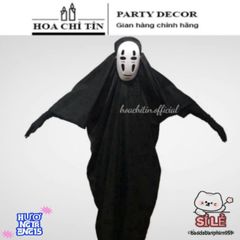 Bộ Trang Phục Vô Diện Halloween - Bộ Đồ Hóa Trang Gồm Áo Choàng, Mặt Nạ & Găng Tay Phong Cách Bí Ẩn Cho Dịp Tiệc