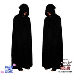 Áo Choàng Tử Thần Đen Đỏ Halloween - Trang Phục Phù Thủy Đáng Sợ Cho Mùa Lễ Hội - Size Trẻ Em & Người Lớn