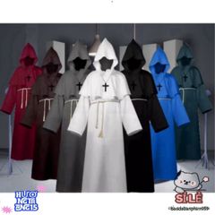 Áo Choàng Tử Thần Đen Đỏ Halloween - Trang Phục Phù Thủy Đáng Sợ Cho Mùa Lễ Hội - Size Trẻ Em & Người Lớn