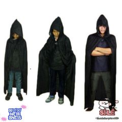 Áo Choàng Phù Thủy Hai Lớp RGFV - Trang Phục Halloween Độc Đáo Cho Người Lớn, Thời Trang Cosplay Hóa Trang, Màu Đen & Đỏ