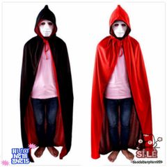 Áo Choàng Phù Thủy Ma Cà Rồng 2 Màu - Áo Choàng Halloween Chất Liệu Thun Bền, Phong Cách Huyền Bí Dành Cho Tất Cả Các Độ Tuổi