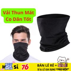 Khẩu Trang Đầu Lâu Đen - Phụ Kiện Chống Nắng Độc Đáo Cho Nam Nữ, Đa Năng Dùng Khi Đi Phượt và Thể Thao