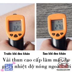Khăn Phượt Đa Năng Màu Đen - Chống Nắng, Bụi Bẩn, Đa Chức Năng, Thiết Kế Tối Giản, Phụ Kiện Du Lịch Thời Trang