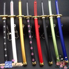 Móc Khóa Katana Kim Loại Zoro Law One Piece 16cm - Quà Tặng Độc Đáo Cho Fan Anime Nhật Bản, Thiết Kế Sang Trọng