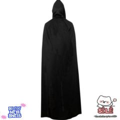 Áo Choàng Halloween Đen Đỏ LISHUANG 59 inch - Đạo Cụ Cosplay Bí Ẩn Cho Tiệc Hóa Trang Kinh Dị