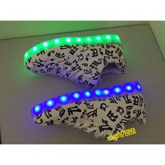 Giày Phát Sáng Nốt Nhạc Đổi Màu 7 Màu - Thời Trang Nam Nữ, Chống Nước, LED Cho Tiệc Tùng, Sự Kiện