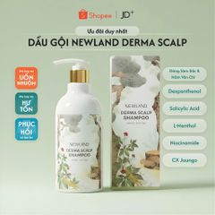 Combo Dầu Gội và Xả Newland Derma Scalp 840ml - Giải Pháp Chăm Sóc Tóc Từ Thiên Nhiên, Phục Hồi Da Đầu Khỏe Mạnh