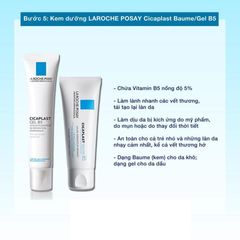 Kem Dưỡng Gel B5 La Roche-Posay Cicaplast 40ml - Phục Hồi Da Nhạy Cảm, Giảm Thâm, Dưỡng Ẩm Tối Ơi & Không Chứa Paraben