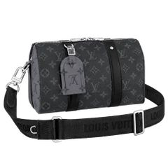 Túi Đeo Chéo Louis Vuitton LV City Keepall M45936 - Túi Monogram Eclipse Sang Trọng, Thiết Kế Hiện Đại Cho Nam, Phụ Kiện Thời Trang Cao Cấp